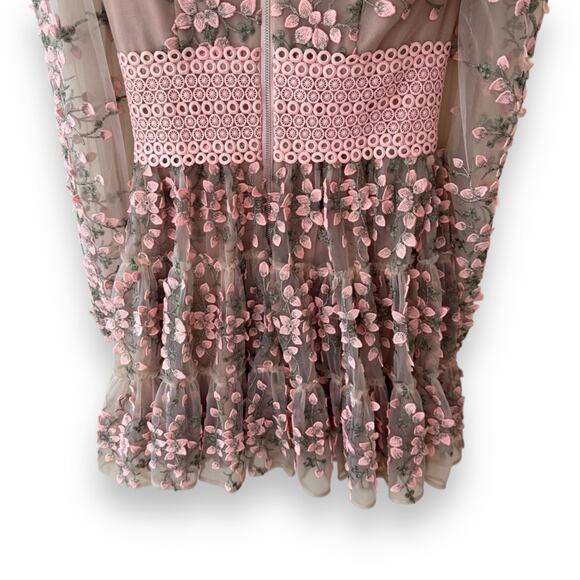 Bronx and Banco Megan Long Sleeve Mini Dress in Rose Pink Small (2-4 US) Women’s - Picture 11 of 12